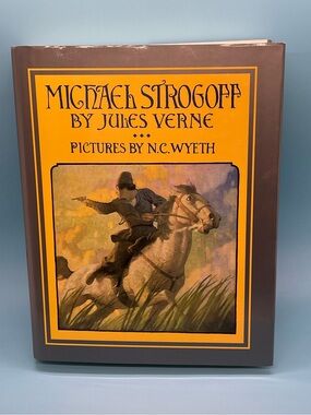 Harcover Book Michael Strogoff By Jules Vern Illustrated By N.C. Wyeth NEW